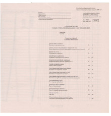 Tabela de pontaj, A3,ziar