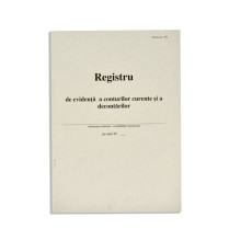 Registrul de evidenta a conturilor curente si a decontarilor F-292 48f