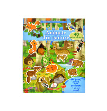 Autocolante. Animale din padure. 40 autocolante N*1062 (20Х25,5)