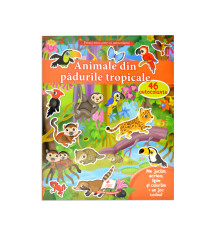 Autocolante. Animale din padurile tropicale.46 autocolante N*1000 (20Х25,5)