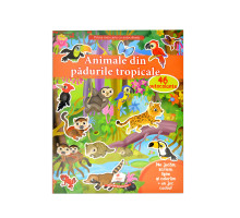 Autocolante. Animale din padurile tropicale.46 autocolante N*1000 (20Х25,5)