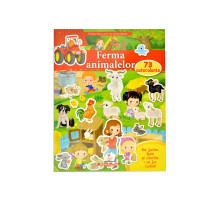 Autocolante. Ferma animalelor. 73 autocolante N*1185 (20Х25,5)