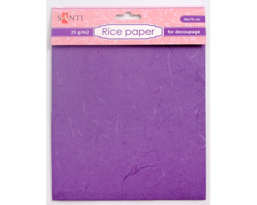 Рисовая бумага, фиолетовая, 50*70 см 952719