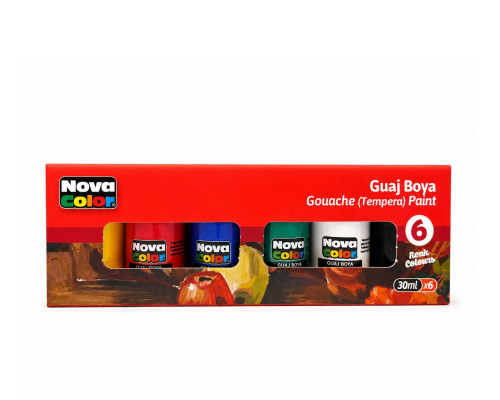 Guase 6 culori, 30 ml NOVA COLOR NC-113 (24)