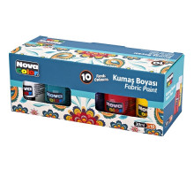 Краска для текстиля 10цв. 30мл, NOVA COLOR NC-194 (36)