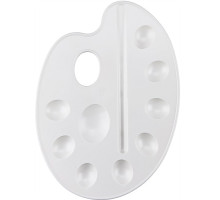 Paleta mare alba, ovala BR-215 (12/144)