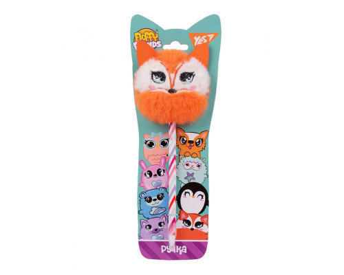 Ручка с плюшевой игрушкой"Fluffy Friends"-лисичка Лекси YES 412094 (5/50/200) Ручка с плюшевой игрушкой"Fluffy Friends"-лисичка Лекси YES 412094 (5/50/200)