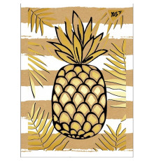 Блокнот B6, 80л. клетка, на склейке, крафт "Tropico" YES 891451 (3/105)