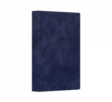 Agenda A5, nedatata "Generic", moale, 320p. albastru YES 252078