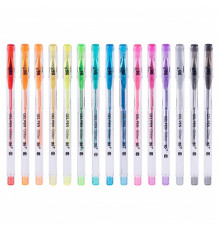 Pix gel Glitter 15culori 30buc/tub YES 411708 (30/150)