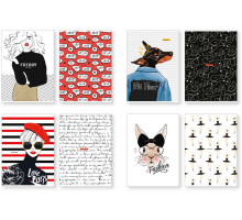 Set carnete A5, din 2buc., 40 foi matem+40foi curate "TwinBook", A5-2x040-581 (64)
