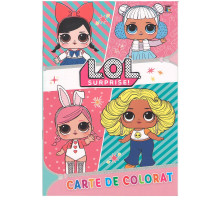 Carte de colorat "LOL surprise!" A4, 16pag., P*3569