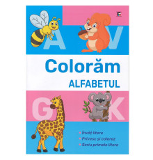 Carte de colorat "Alfabetul" A4, 28pag., P*3118