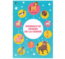 Carte de colorat "Animale de la ferma" A4, 16pag., P*2784