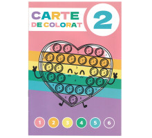 Carte de colorat "Nr. 2" A4, 16pag., P*3439
