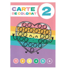 Carte de colorat "Nr. 2" A4, 16pag., P*3439