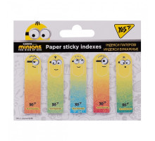 66661 Indexuri din hartie "Minions", 50*15 mm, 100 buc (5*20) YES 170281 (24/288)