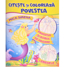 Citeste si coloreaza povestea "Mica serena" N*2779 (25.5X20)