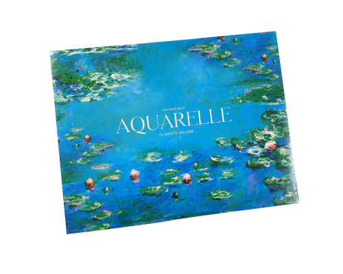 Album pentru acuarela A4+ 15 foi, 300g/m, "Aquarelle", "MUSE" PB-GB-015-053 (1/44)