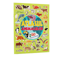 74428 Atlasul animalelor cu autocolante N*5510