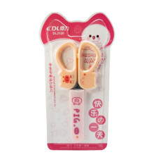 Foarfeca p/u copii pe blister,13cm, cu husa, DL3120 S11-21