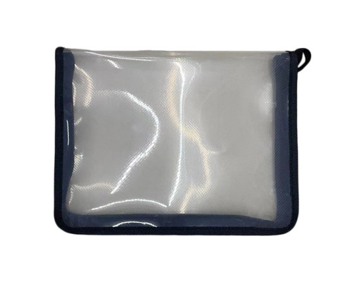 50248 Mapa p/u caiete A5 pe fermoar, plastic transparent, S17-2 (480)