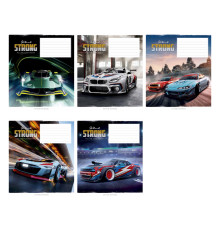 Tетрадь 12л. клетка Школярик, "Strong" 012-3086K (30/300/600)