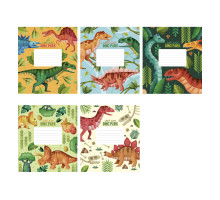 Tетрадь 12л. клетка Школярик, "Dino park" 012-3227K (30/300/600)