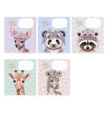 Caiet 12 file matematica Школярик, "Shiny friends" 012-3244K