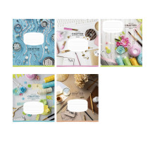 Caiet 12 file linie mare Школярик "Crafted" 012-3229L (30/300)