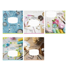 Caiet 12 file linie mare Школярик "Crafted" 012-3229L (30/300)