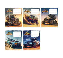 Caiet 12 file linie mare Школярик "Car monster" 012-3243L (30/300)