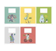 Tетрадь 12л. линия Школярик "Cute copybook" 012-3212L (30/300)
