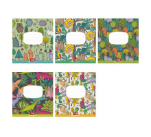 Caiet 12 file linie mare Genius "Your awesome" 70г/м2, 012-3142L (30/300)