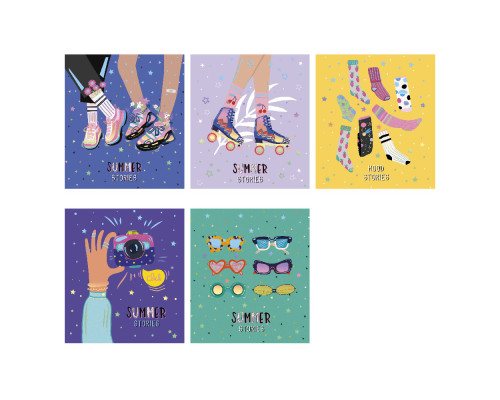 Tетрадь 12л. линия Genius "Summer stories" 012-2889L (30/300)