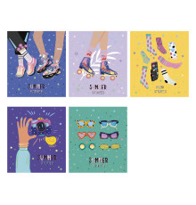 Caiet 12 file linie mare Genius "Summer stories" 012-2889L (30/300)