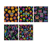 Tетрадь 12л. линия Genius "Lucky ones" 70г/м2, 012-3089L (30/300)