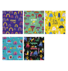 Tетрадь 12л. линия Genius "Happy vibes" 70г/м2, 012-2980L (30/300)