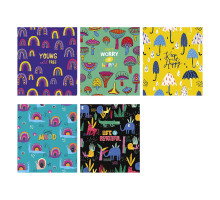 Tетрадь 12л. линия Genius "Happy vibes" 70г/м2, 012-2980L (30/300)