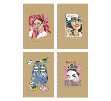 Carnet A5 96file matem., spira, CRAFT+ltăiere laser, Student A5-SC-096-6115K (3/54)