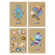 Carnet A5 96file matem., spira, CRAFT+tăiere laser, Student A5-SC-096-6116K (3/54)