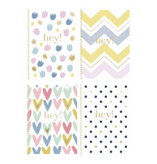 Caiet B5 cu spiră, 80file matematica, Genius laminare mata+ folio B5-SC-080-6083K(4/56)