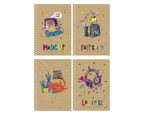 Carnet A6 80 file, fară liniatură, pe spira CRAFT, Student A6-SC-080-6118 (4/144) Carnet A6 80 file, fară liniatură, pe spira CRAFT, Student A6-SC-080-6118 (4/144)