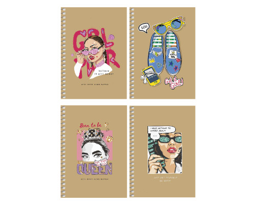 Carnet A6 80 file, fară liniatură, pe spira CRAFT, Student A6-SC-080-6120 (4/144) Carnet A6 80 file, fară liniatură, pe spira CRAFT, Student A6-SC-080-6120 (4/144)