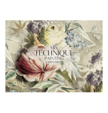 Album pentru tehnici mixte de desen, A5+ 15coli. 240 gr. lipire, MUSE PB-GB-015-052 (1/88)