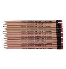 31325 Creion mina de grafit "Nature" B, cu radiera, CLASS 117 (12/144)