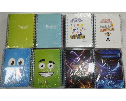 Carnet A6 50foi, matem., spira, Gingko (24)