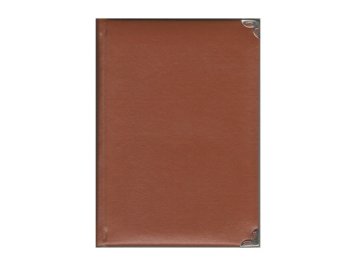 Carnet A4, 160foi matem., eco piele, colturi metalice, Gingko (34)