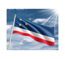 Флаг Гагаузской Автономии 100x200см, 110гр/м2, полиэстер