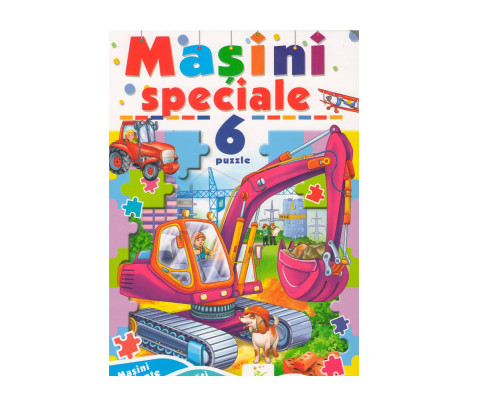Cartea cartonata cu 6 puzzle. Masini speciale. N*9693 (16X23,5) Cartea cartonata cu 6 puzzle. Masini speciale. N*9693 (16X23,5)